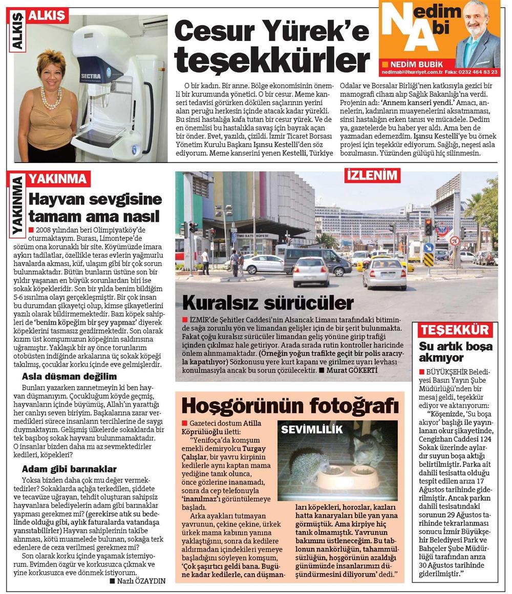 Hürriyet - İzmir Eki - 04.09.2012